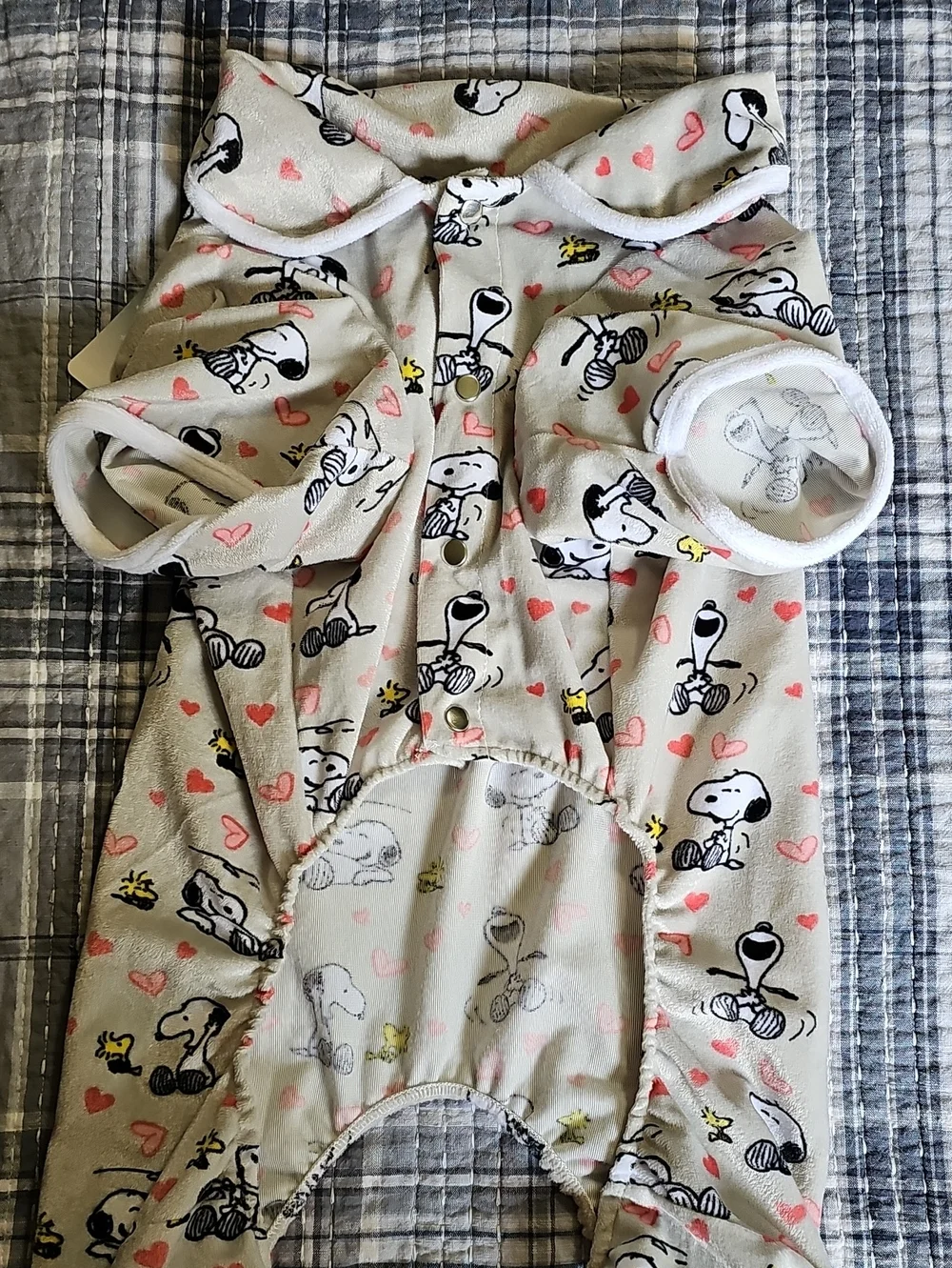 Peanuts Snoopy Dog Pajamas Size Large NWT